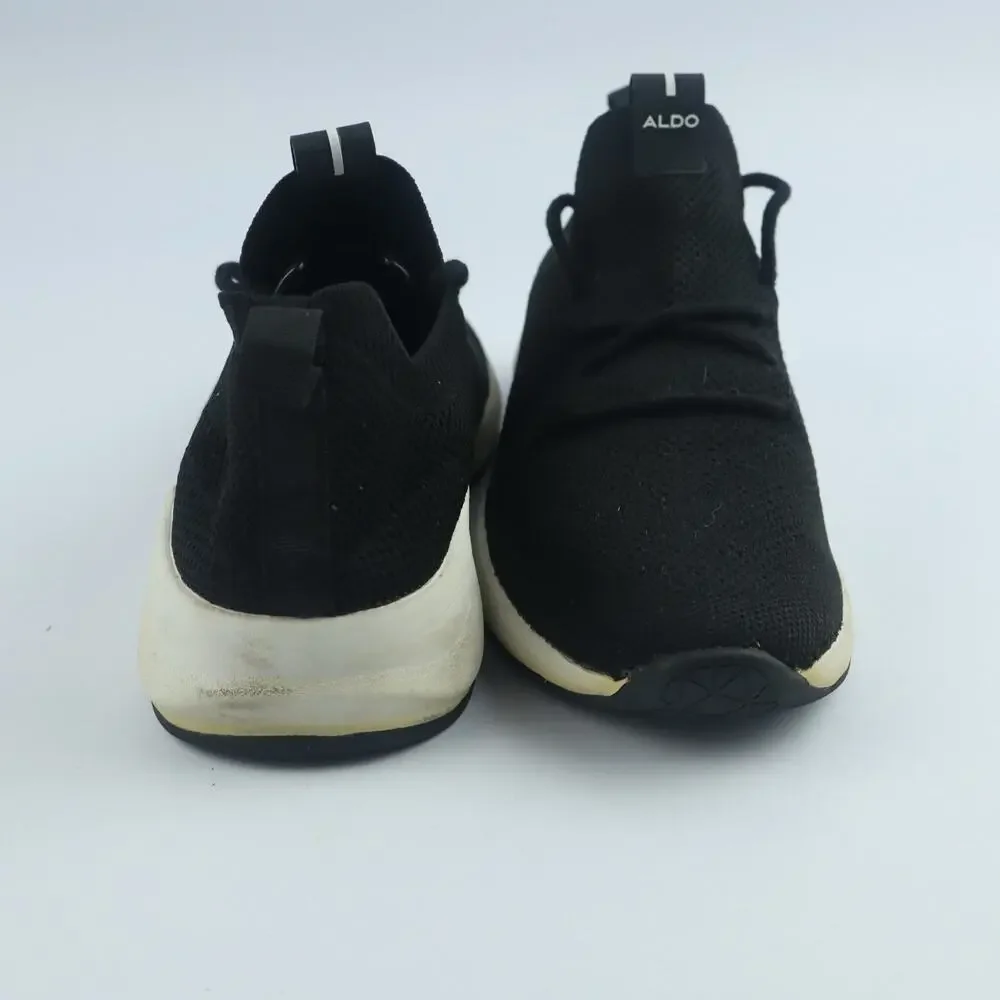 Aldo women's running sneaker, low top, mesh, lace-up, color black, size 7.5